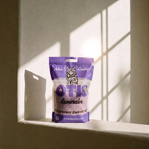 OTIS tofu żwirek dla kota lawendowy 6l