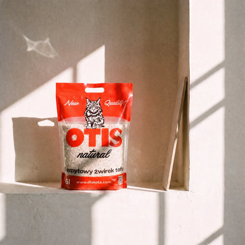 Żwirek tofu OTIS naturalny 6l