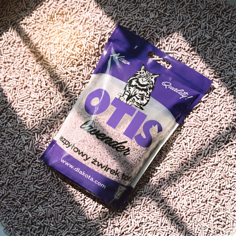 OTIS tofu żwirek dla kota lawendowy 6l