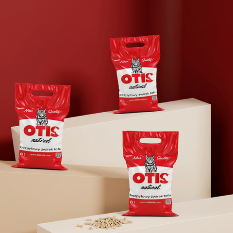 Żwirek tofu OTIS naturalny 6l